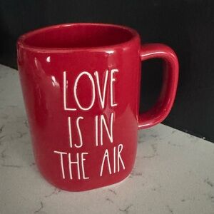 Rae Dunn Red Ceramic Mug - Love is in the Air